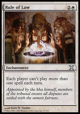 MTG: Tenth Edition 037: Rule of Law 