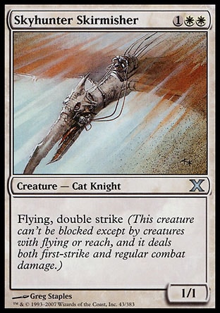 MTG: Tenth Edition 043: Skyhunter Skirmisher 