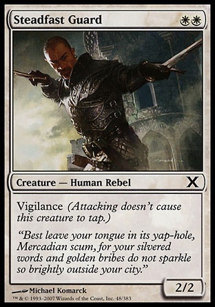 MTG: Tenth Edition 048: Steadfast Guard 