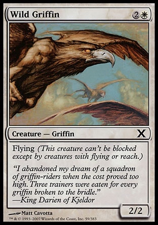 MTG: Tenth Edition 059: Wild Griffin 
