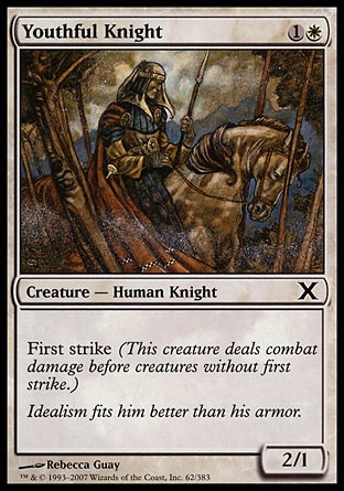 MTG: Tenth Edition 062: Youthful Knight 