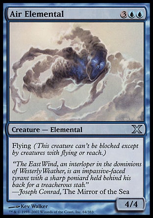 MTG: Tenth Edition 064: Air Elemental 