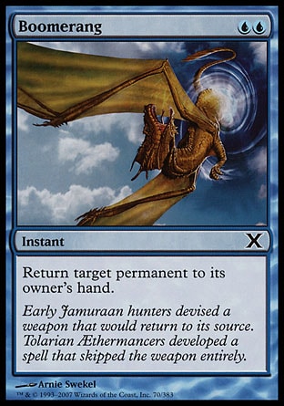MTG: Tenth Edition 070: Boomerang 