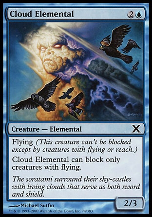 MTG: Tenth Edition 074: Cloud Elemental 