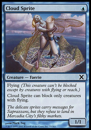 MTG: Tenth Edition 075: Cloud Sprite 