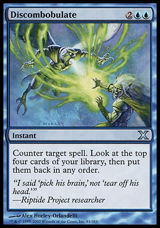 MTG: Tenth Edition 081: Discombobulate 