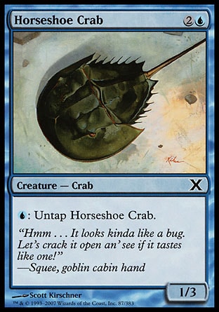 Magic: Tenth Edition 087: Horseshoe Crab 