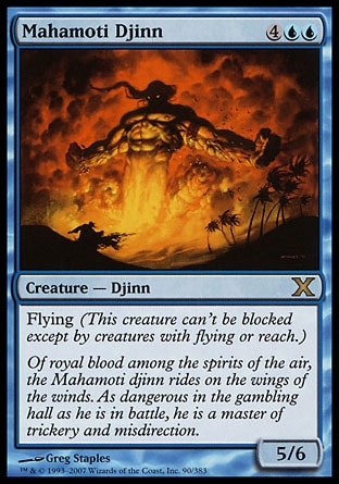 MTG: Tenth Edition 090: Mahamoti Djinn 