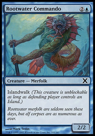 MTG: Tenth Edition 102: Rootwater Commando 