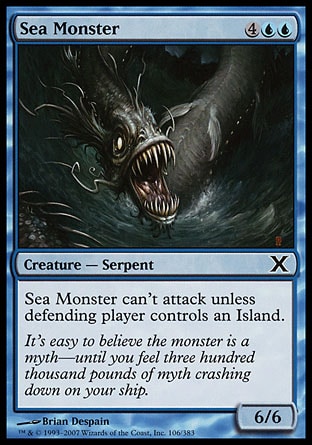 MTG: Tenth Edition 106: Sea Monster 