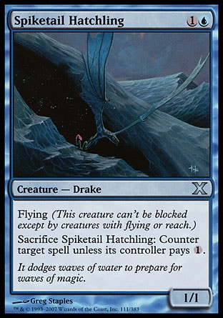 MTG: Tenth Edition 111: Spiketail Hatchling 
