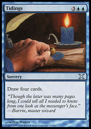 MTG: Tenth Edition 116: Tidings 
