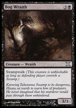 MTG: Tenth Edition 130: Bog Wraith 