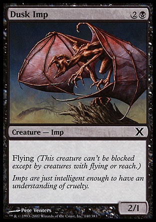 MTG: Tenth Edition 140: Dusk Imp 