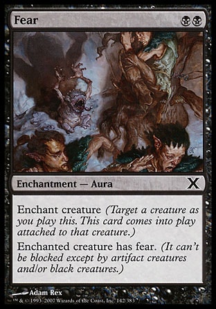 MTG: Tenth Edition 142: Fear 