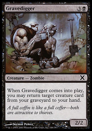 Magic: Tenth Edition 146: Gravedigger 