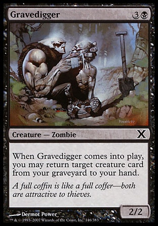 MTG: Tenth Edition 146: Gravedigger 