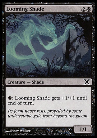 Magic: Tenth Edition 153: Looming Shade (FOIL) 