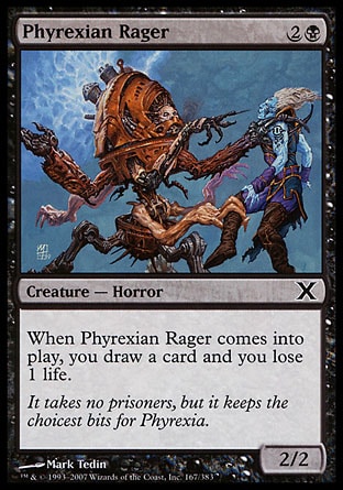 Magic: Tenth Edition 167: Phyrexian Rager 