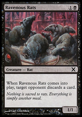 Magic: Tenth Edition 171: Ravenous Rats 