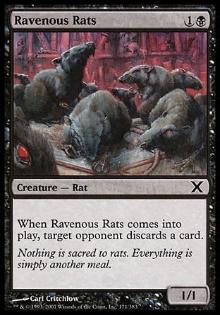 MTG: Tenth Edition 171: Ravenous Rats 