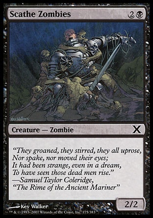 Magic: Tenth Edition 175: Scathe Zombies 