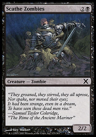 MTG: Tenth Edition 175: Scathe Zombies 