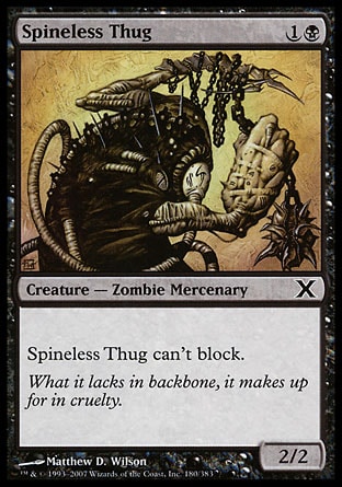 MTG: Tenth Edition 180: Spineless Thug 