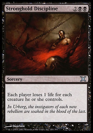 MTG: Tenth Edition 181: Stronghold Discipline 