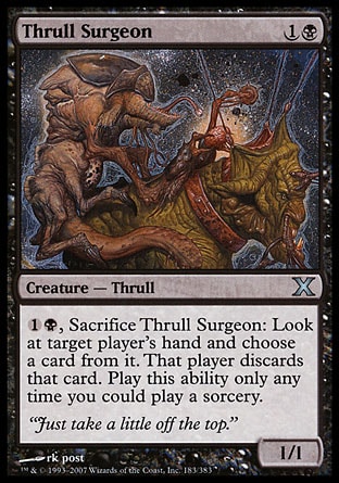 MTG: Tenth Edition 183: Thrull Surgeon 