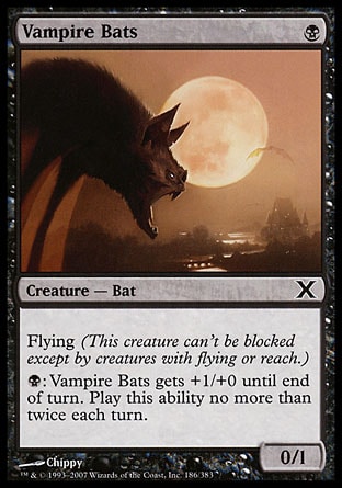 MTG: Tenth Edition 186: Vampire Bats 