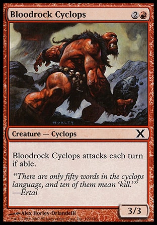Magic: Tenth Edition 192: Bloodrock Cyclops 