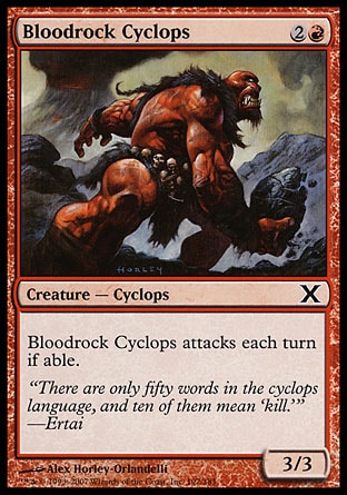 MTG: Tenth Edition 192: Bloodrock Cyclops 