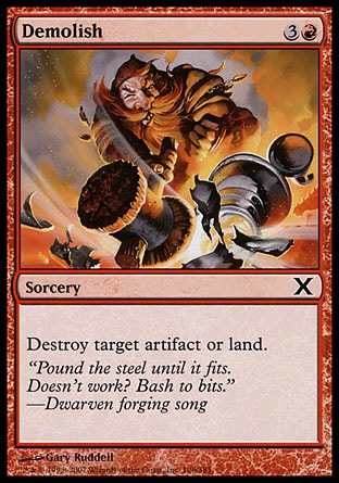 MTG: Tenth Edition 196: Demolish 