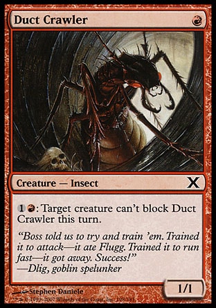 MTG: Tenth Edition 198: Duct Crawler 