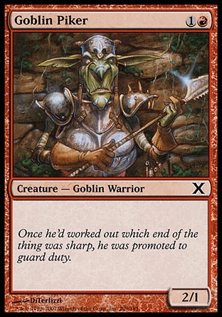 MTG: Tenth Edition 209: Goblin Piker 