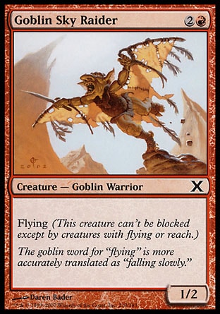 MTG: Tenth Edition 210: Goblin Sky Raider 
