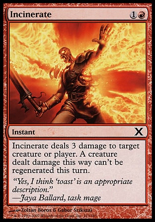 MTG: Tenth Edition 213: Incinerate 