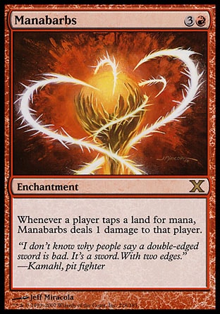 MTG: Tenth Edition 218: Manabarbs 