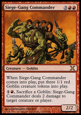 MTG: Tenth Edition 234: Siege-Gang Commander 