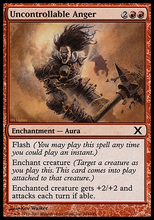 MTG: Tenth Edition 244: Uncontrollable Anger 