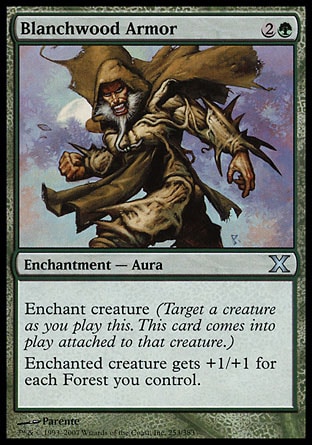 MTG: Tenth Edition 253: Blanchwood Armor 