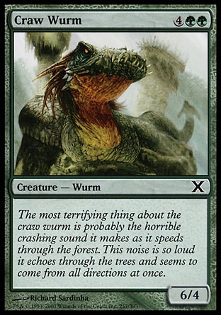 MTG: Tenth Edition 257: Craw Wurm 