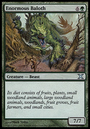 MTG: Tenth Edition 263: Enormous Baloth 
