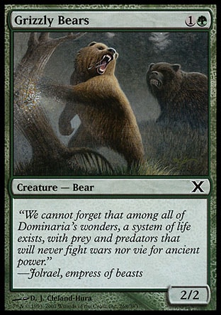 MTG: Tenth Edition 268: Grizzly Bears 