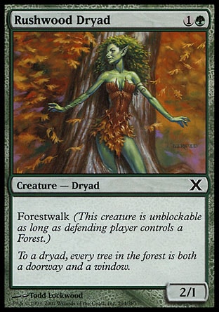 MTG: Tenth Edition 294: Rushwood Dryad 
