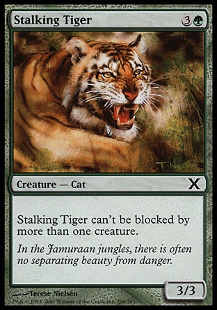 Magic: Tenth Edition 299: Stalking Tiger (FOIL) 