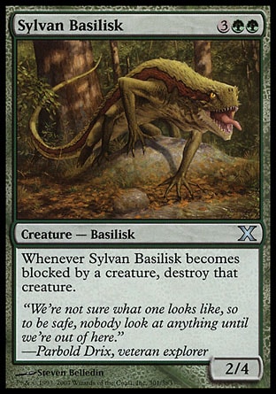 MTG: Tenth Edition 301: Sylvan Basilisk 