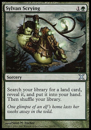 MTG: Tenth Edition 302: Sylvan Scrying 