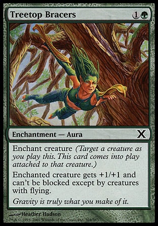 MTG: Tenth Edition 304: Treetop Bracers 